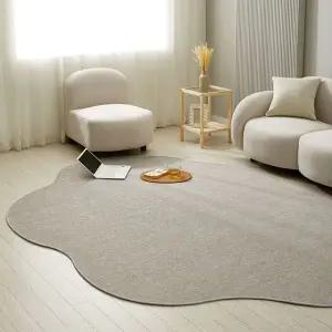 [르헤브] 워셔블 사이잘룩 사선 비정형 수플레 러그 (200x300)