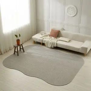 [르헤브] 워셔블 사이잘룩 헤링본 비정형 트롤리 러그 (200x270)