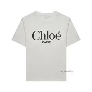 [끌로에] SS25 여성 오버사이즈 로고 티셔츠 CH25SJH20191 101