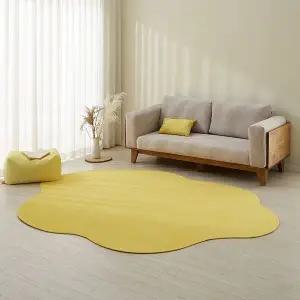 [NS홈쇼핑][르헤브] 수플레 비정형 고밀도 극세사 러그 단모 워셔블 카페트 150x200cm..[35808094]