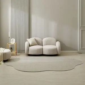 [NS홈쇼핑][르헤브] 워셔블 사이잘룩 루프 비정형 수플레 러그 (100x150)..[35808100]