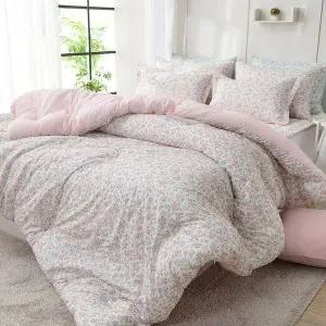 [NS홈쇼핑][르헤브] 로즈플라워 마이크로모달 옥수수솜 사계절 차렵이불 베개세트 K..[35808115]