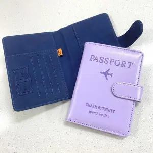 RFID 차단 여권케이스 해외 여행 2컬러 유심 보관