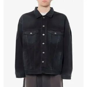 발렌시아가 백 로고 데님 자켓 793892 TNW11 1672