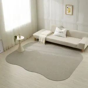 [르헤브] 워셔블 사이잘룩 사선 비정형 트롤리 러그 (100x150)