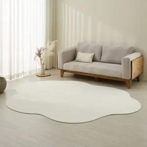 [르헤브] 수플레 비정형 고밀도 극세사 러그 단모 워셔블 카페트 170x230cm