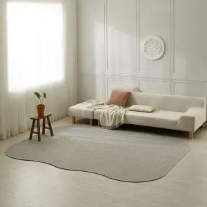 [르헤브] 워셔블 사이잘룩 헤링본 비정형 트롤리 러그 (100x150)