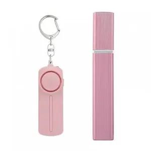 bns 지키오 핑크 호신용품 세트 여성 호신용 휴대용 페퍼 후추 최루