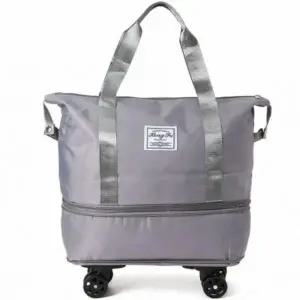 2단 확장 보스턴백 빅백 (그레이) DP72535 여행용 보스턴 다용도