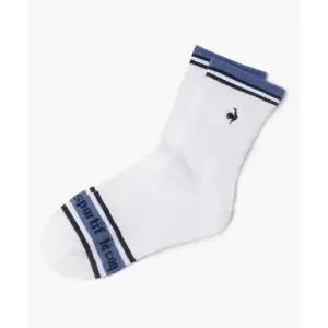 르꼬끄 LECOQ 베이직 라인 미드삭스 - 화이트(QQ123ASC13) QQ123ASC13_WHT0 459735