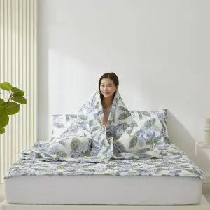 [NS홈쇼핑][르헤브] 아레카 시원한 시어서커 얇은 차렵이불 베개커버 세트 SS..[35808261]