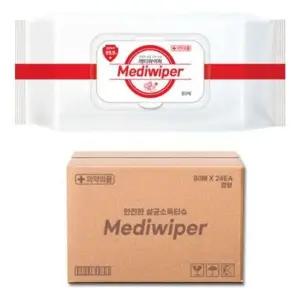 소독티슈 메디와이퍼 (80매/의약외품) 24개