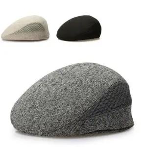 [패션] 중년남성 여름 린넨 헌팅캡 어르신 할아버지 아빠모자