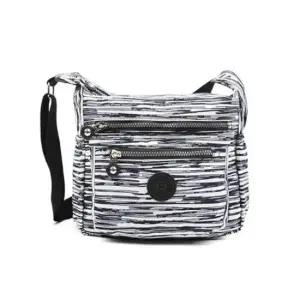 [패션] 패턴 무늬 시장 숄더백 크로스백 외출 가방 화이트
