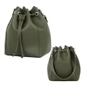 [패션] 여성 복주머니 버킷백 미니 손가방 데일리 가방 그린