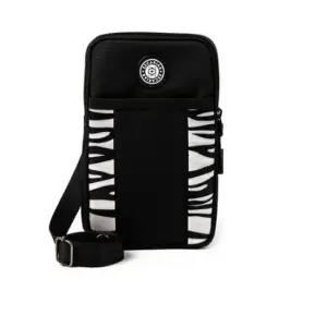 [패션] 크로스백 슬림 지퍼 보조 핸드폰 가방 지브라화이트
