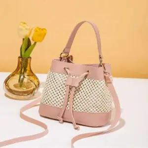 [패션] 라탄백 복조리 왕골가방 여름가방 미니 버킷백 4컬러