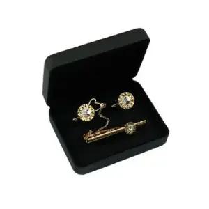 [패션] 큐빅 넥타이핀 커프스버튼 수트 악세사리 세트