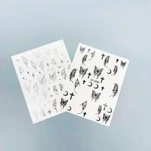 [에이치플러스몰]bns 네일아트 나비모양 손톱 스티커 테이프