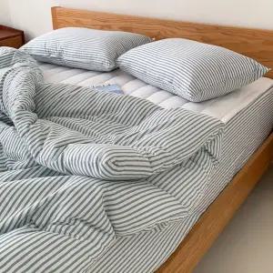 [르헤브] 캔디 스트라이프 항균 옥수수솜 사계절 차렵이불 SS