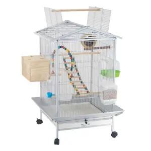 대형 새장 날림장 앵무새 철제 이동식 바퀴 가정용 사육장 조류