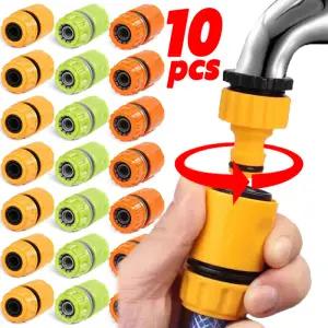 1/10pcs 범용 호스 퀵 커넥터 정원 수도꼭지 워터 펌프 필터 파이프 익스텐더 홈 튜브 관개 수리 용품