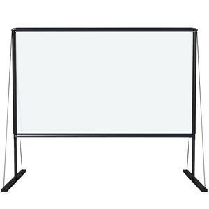 휴대용 스크린 대형 빔스크린 이중봉 스크린빔 상영 캠핑용 자동 인치 영화