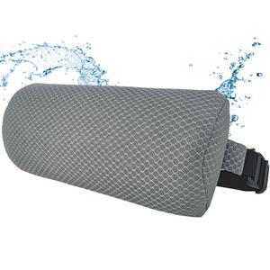 파티오 체이스 라운지용 리제이비 1팩 헤드레스트 베개, 라운지 베개 야외 3D 에어 메시(탄성 밴드 포함), 리클라이너용 퀵 드라이 및 워셔블 스파 비치 체어, 사무용 그레이