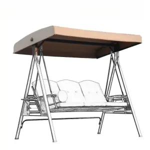 야외 흔들 의자 펜션 그네 천 천막 지붕 벤치 스윙 놀이터 공원 방수 그늘막