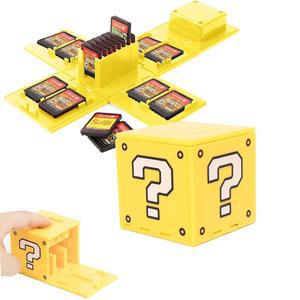 닌텐도 스위치용 게임 카드 홀더 - 16 케이스 보관 큐브, 스위치 라이트용 휴대용 정리함