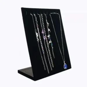 [셀러에이드]굿디피 스탠드 목걸이 진열대 20x24cm 블랙 악세사리거치대