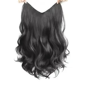 [셀러에이드]넓은 똑딱이 웨이브 부분가발 2color LM-0817