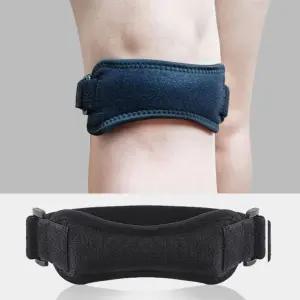 실리콘 내장 무릎 보호대 슬개골 스포츠 밴드