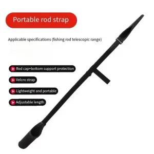 낚시대 보관 가방 조정 가능한 어깨 벨트 휴대용 보호대 릴 액세서리