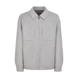 백화점 헤지스 남성 단색 울혼방 점퍼 HZJU6A106