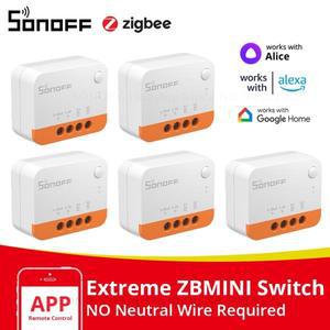 1/3/5PCS Itead SONOFF ZBMINI-L2 Zigbee DIY 스마트 스위치 모듈 없음 중성선 필요 2 웨이 홈 오토메이션
