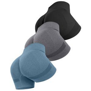 ATHVOTAR 운동 체육관 바이커 반바지 여성 하이웨이스트 심리스 스포츠 러닝 버트 리프팅 세트