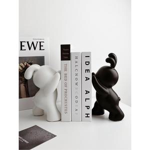 인테리어소품 책꽂이 토끼 북엔드 스탠다드 동화마을 목조 계단 빈티지 귀여운 장식 공부방