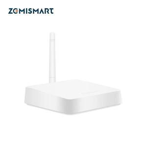 안테나가 있는 Zemismart Zigbee 허브 스마트 홈 브리지 네트워크 케이블이 유선 게이트웨이 Tuya Smart Li