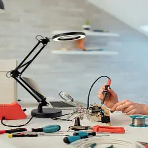 확대독서기 책상 램프 기판 돋보기 검사용 독서등 pcb확대경 스탠드 검사경