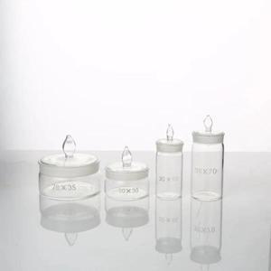 바닥 유리 스토퍼 달린 높이 또는 낮은 계량 접시 병, 50x30mm, 40x25mm, 70x35mm, 1 개