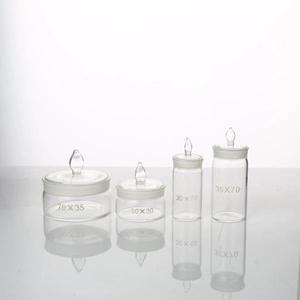 50x30mm 40x25mm 70x35mm 낮거나 높은 유리 무게 접시 병(접지 마개 포함)