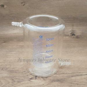 1조각 50ml ~ 1000ml 실험실 재킷 붕규산 유리 비커 집열판촉매 반응기 용 이중층