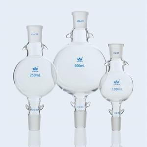 실험실 유리 크로마토 그래피 솔벤트 저장소 50ml ~ 2000ml, 쿠션 볼 표준 조인트 컬럼 보관 볼, 1 개