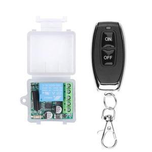 DC 12V 433Mhz RF 무선 원격 제어 스위치 릴레이 1CH 수신기 모듈 LED 도어 전자기 잠금 스마트 홈 DIY