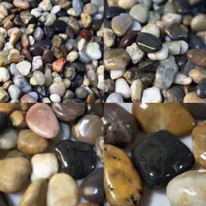 우화석 혼합 광택(유광)3kg/ 검정광택(유광)3kg소 (돌 자갈 조경 미술 공예 인테리어 장식 천연석 마노석)