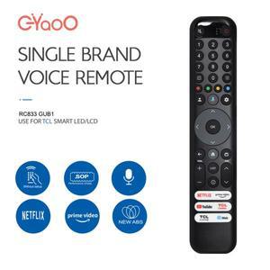 TCL QLED 스마트 TV에 적합한 고품질 RC833 GUB1 음성 원격 제어 50 55 65 75C645 P745 C745 C845