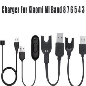 샤오미 미 밴드 8 7 6 5 4 3용 마그네틱 충전기, 레드미 워치 2용 USB 충전 케이블, 스마트 팔찌 충전기용