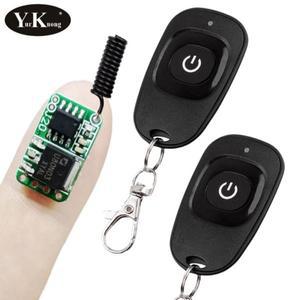 미니 mos 원격 제어 스위치 3.3V 3.7V 4.2V 5V 6V 7.4V 9V 12V 낮은 대기 전류 0.1ma 433 GND on off 전기