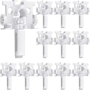 Jetec 20 수직 블라인드 수리 탭 키트 교체 슬랫 창문 고정 부품 커튼 액세서리용